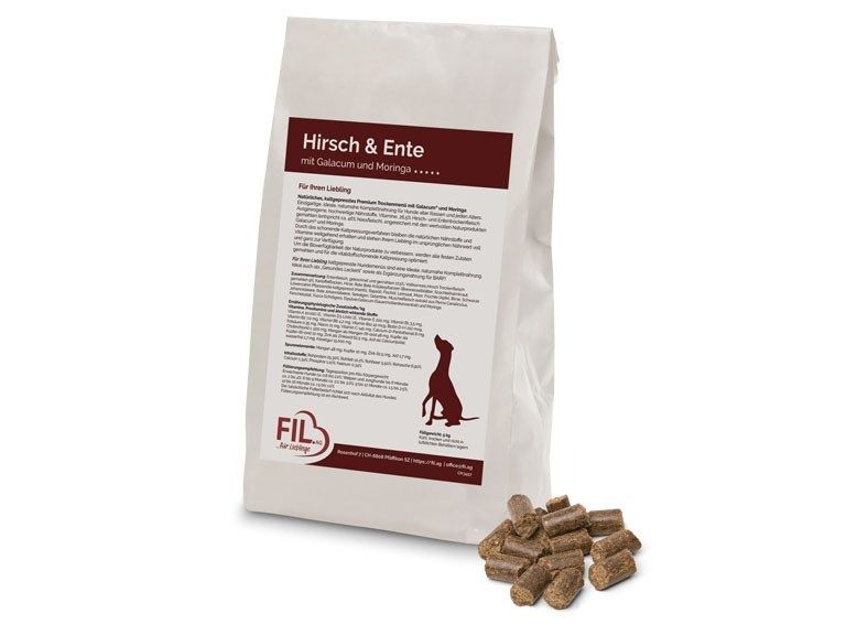 Hundefutter Hirsch/Ente 5kg Preis pro Sack