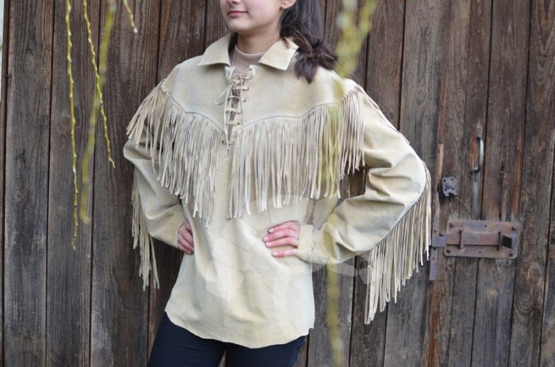 Wildlederjacke brown SALE Preis pro Stück